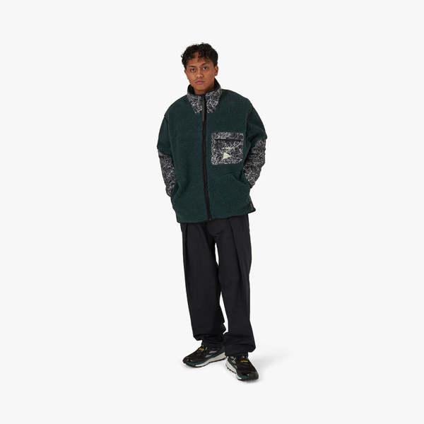 adidas Terrex x and wander Fleece Jacket - Shadow Green | Garmentory