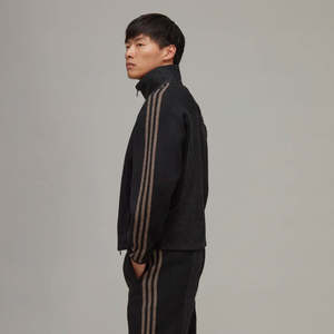 Adidas Y 3 Eng 3 Stripe Wool Track Jacket - Black | Garmentory