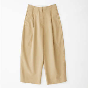 Studio Nicholson Dordoni Volume Pant in Cotton - Tan | Garmentory