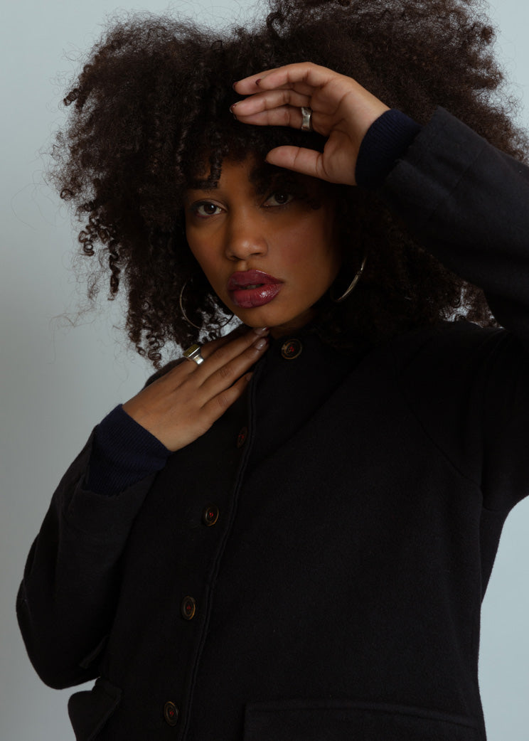 H+ Hannoh Wessel Violaine Jacket - Notte | Garmentory
