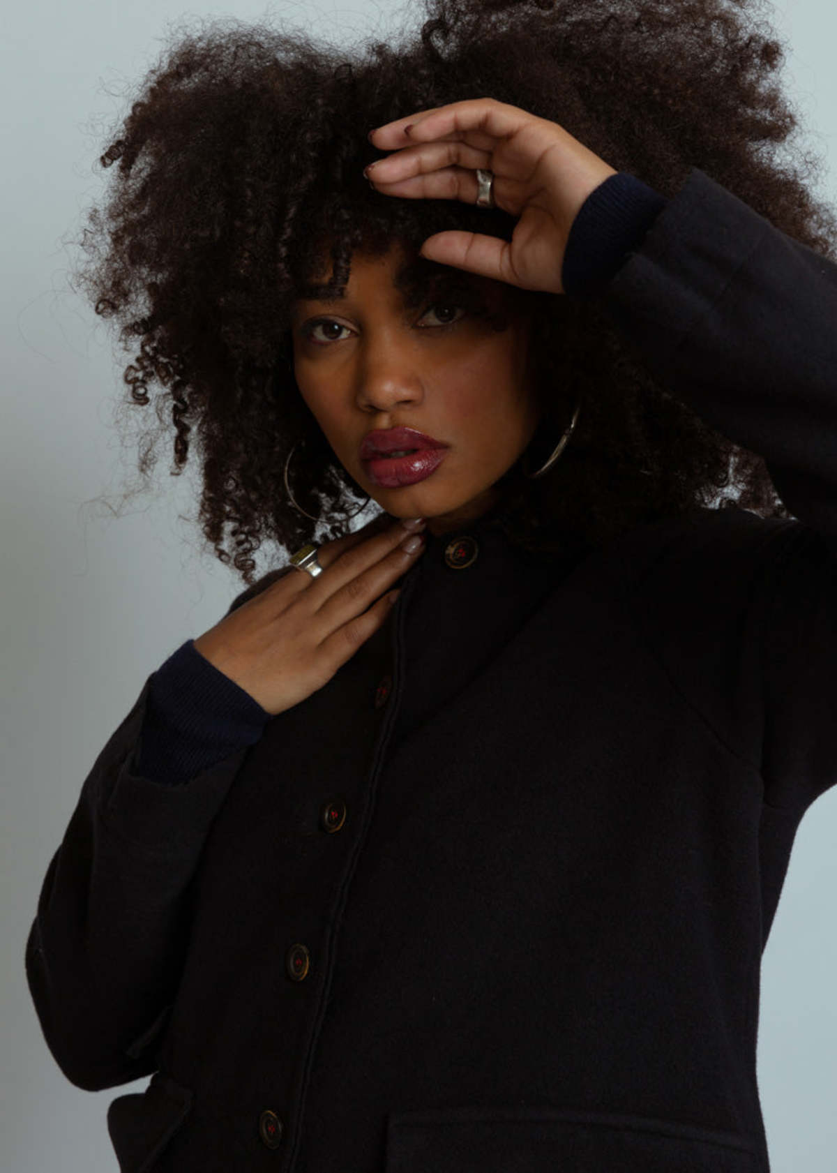 H+ Hannoh Wessel Violaine Jacket - Notte | Garmentory