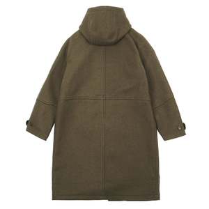 Our Legacy MOSS GREEN ABBEY MELTON DUFFEL Coat - Brown | Garmentory