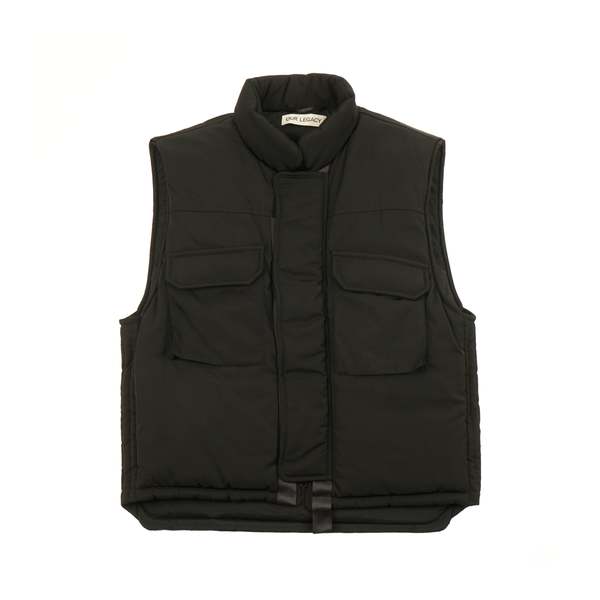 トップス Our Legacy Papillon Vest Drape Tech 44 Our Legacy PAPILLON VEST - BLACK DRAPE TECH | Garmentory