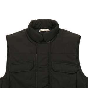 Our Legacy PAPILLON VEST - BLACK DRAPE TECH | Garmentory
