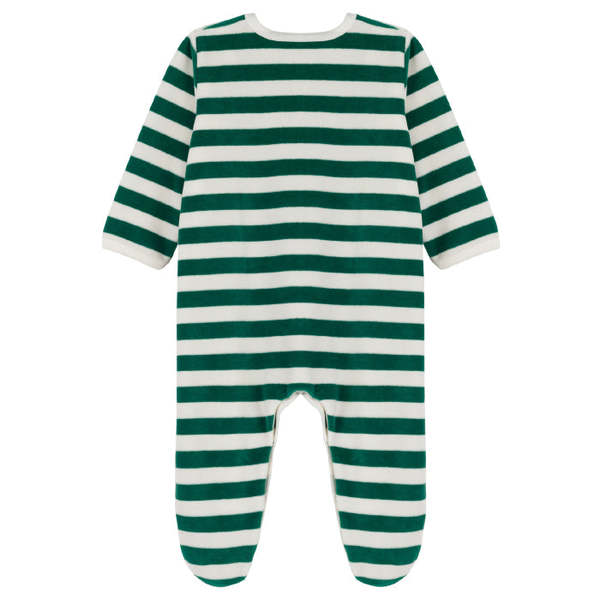 Kids Petit Bateau Baby Charly Pyjamas - Evergreen Stripes Kids Petit Bateau Baby Charly Pyjamas - Evergreen Stripes
