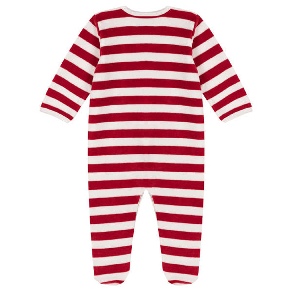 Kids Petit Bateau Baby Charly Stop Pyjamas - Red Stripes Kids Petit Bateau Baby Charly Stop Pyjamas - Red Stripes