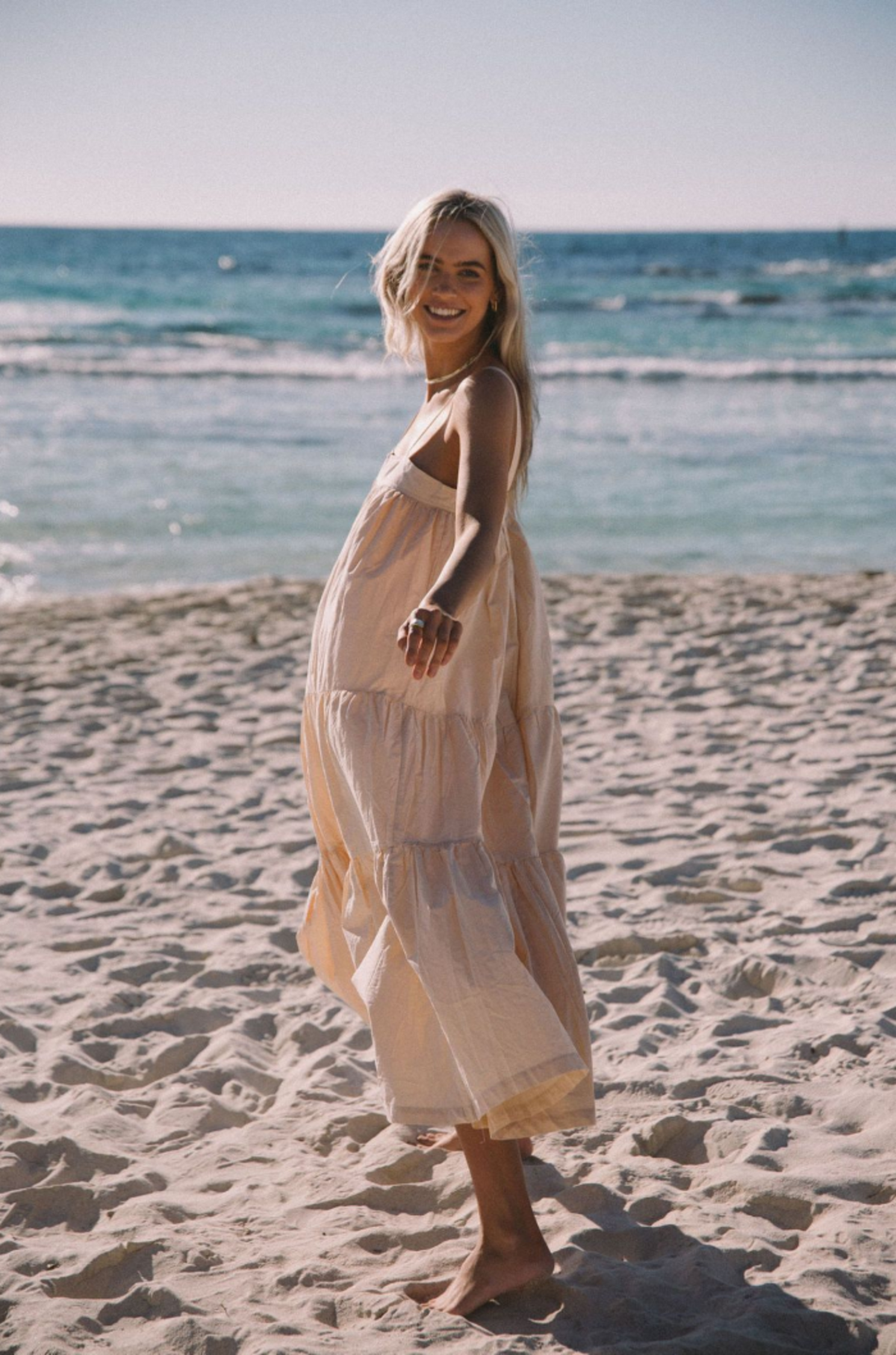 Araminta James Sunset Dress - Sand - Image 4 of 4