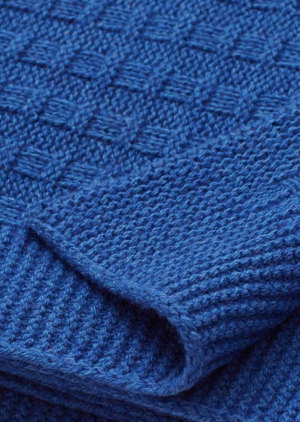 Caramel LARGE KNIT BLANKET - PARADISE