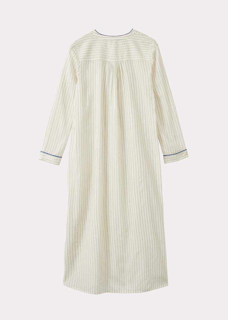Caramel NIGHTDRESS WOMAN - Ecru/Blue Stripe