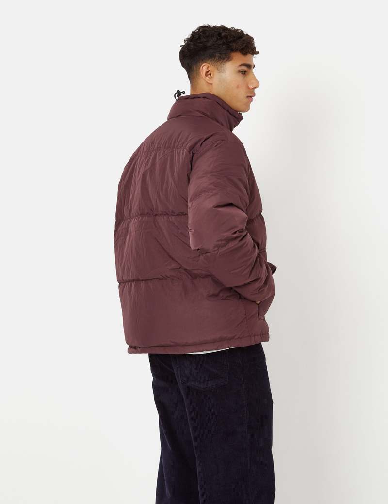 Polar Skate Co. Pocket Puffer Jacket - Bordeaux | Garmentory