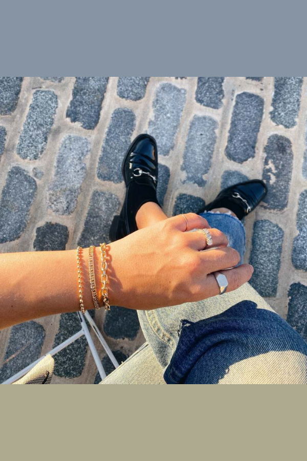 Tarin Thomas Waverly Bracelet - 18k yellow gold filled