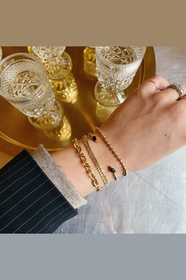 Tarin Thomas Waverly Bracelet - 18k yellow gold filled