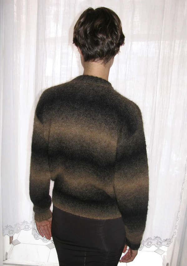 Paloma Wool ジッパートップス PALOMA WOOL | PLAISIR ZIP SWEATER / NAVY フルジップウールセーター