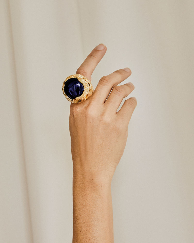 Paola Sighinolfi Pietra Ring Gold/Lapis