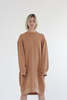 A Mente Garment Dye Cotton-terry Sweatshirt Dress - Hazel - Thumbnail 2