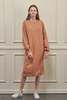 A Mente Garment Dye Cotton-terry Sweatshirt Dress - Hazel - Thumbnail 3