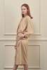 A Mente Layered Long Shirts Dress - Safari - Thumbnail 4