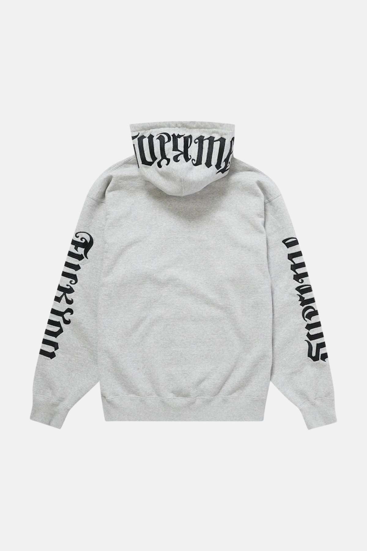 Supreme Ambigram Hooded Sweatshirt - Heather Grey | Garmentory