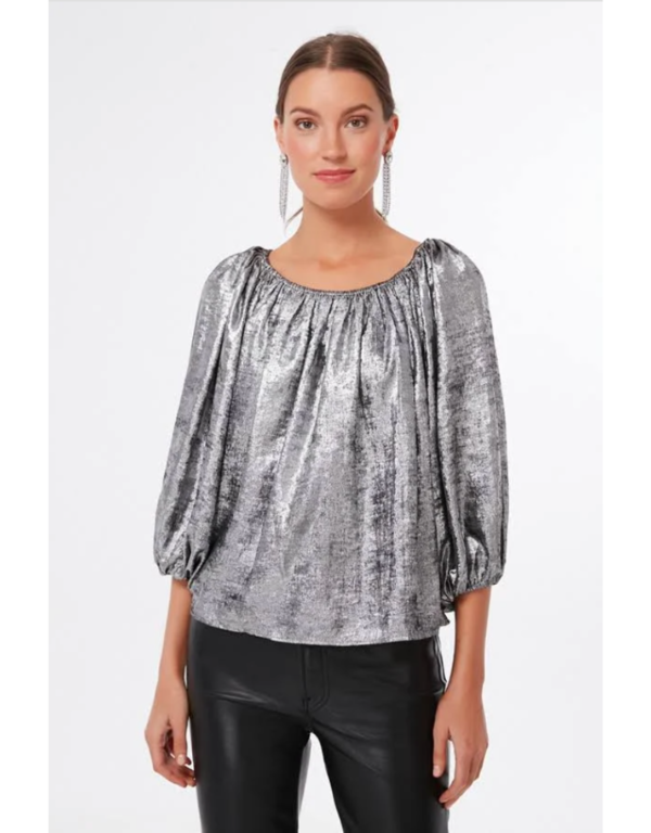 The Great. The Palmette Top - Silver