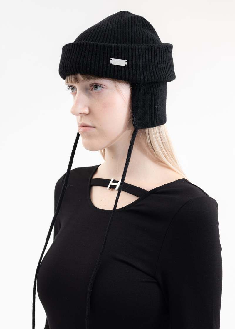 Heliot Emil CHIME BEANIE - BLACK | Garmentory