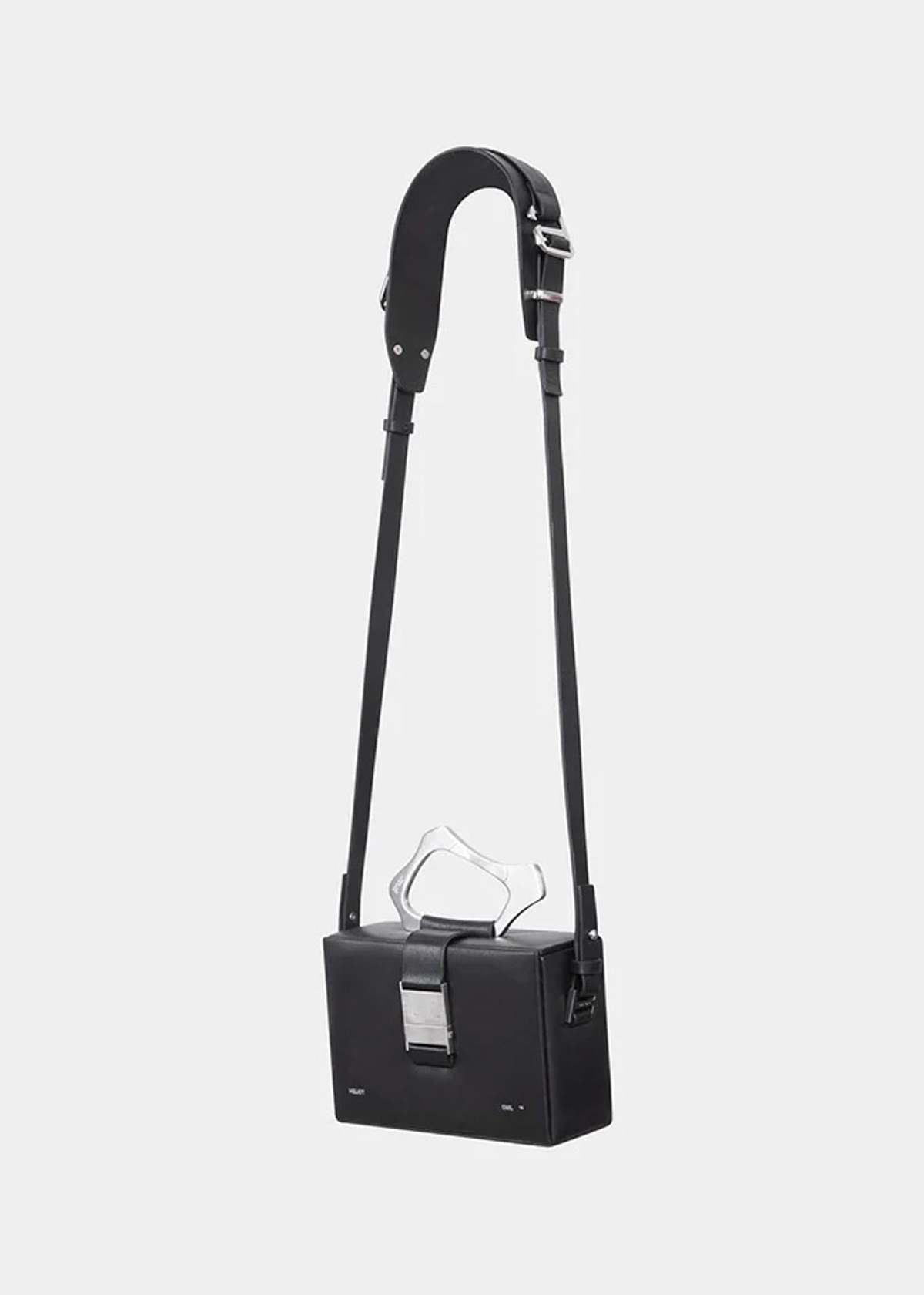 HELIOT EMIL BOXBAG ショルダーバッグ ブラック HELIOT EMIL Logo Box Bag | Black | FARFETCH