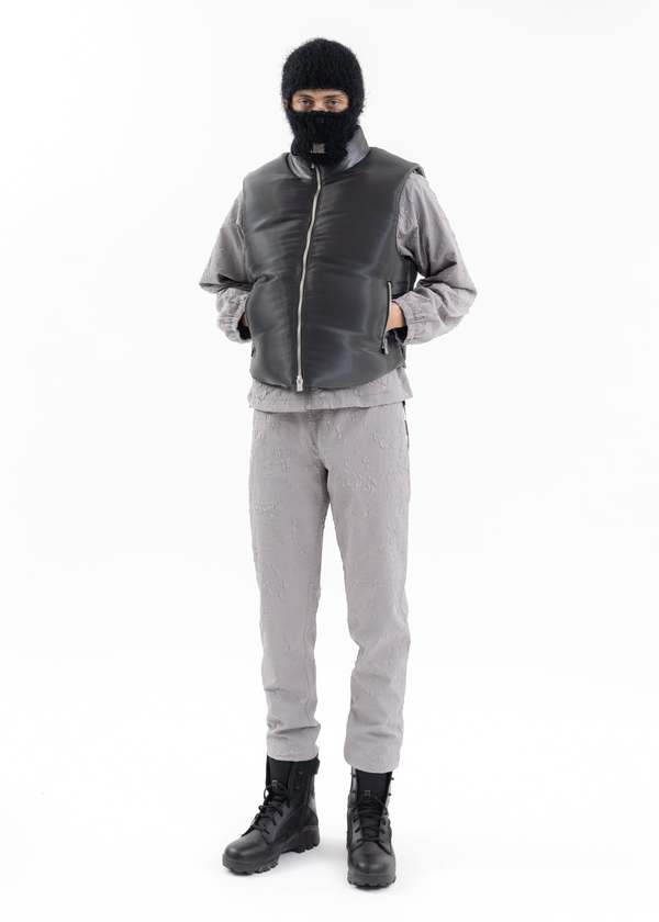 Heliot Emil LIQUID METAL VEST - Silver | Garmentory
