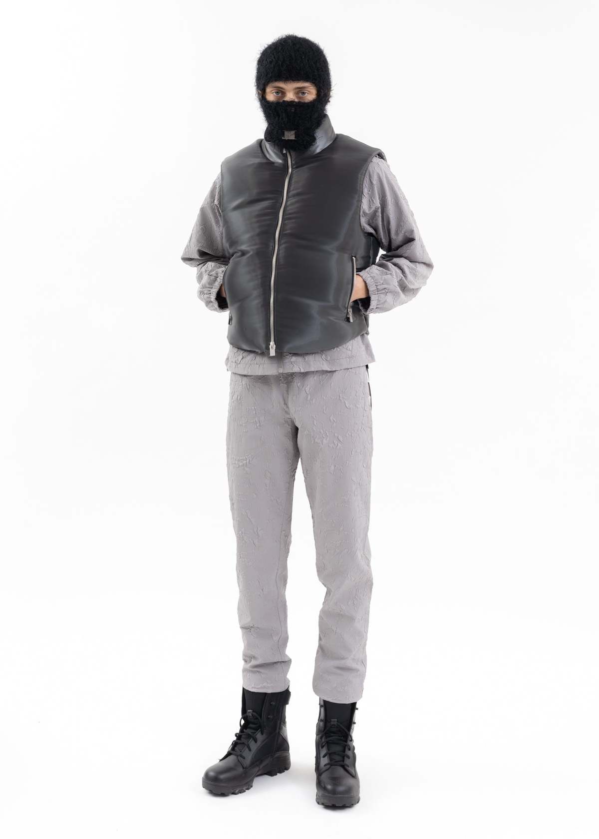 Heliot Emil LIQUID METAL VEST - Silver | Garmentory