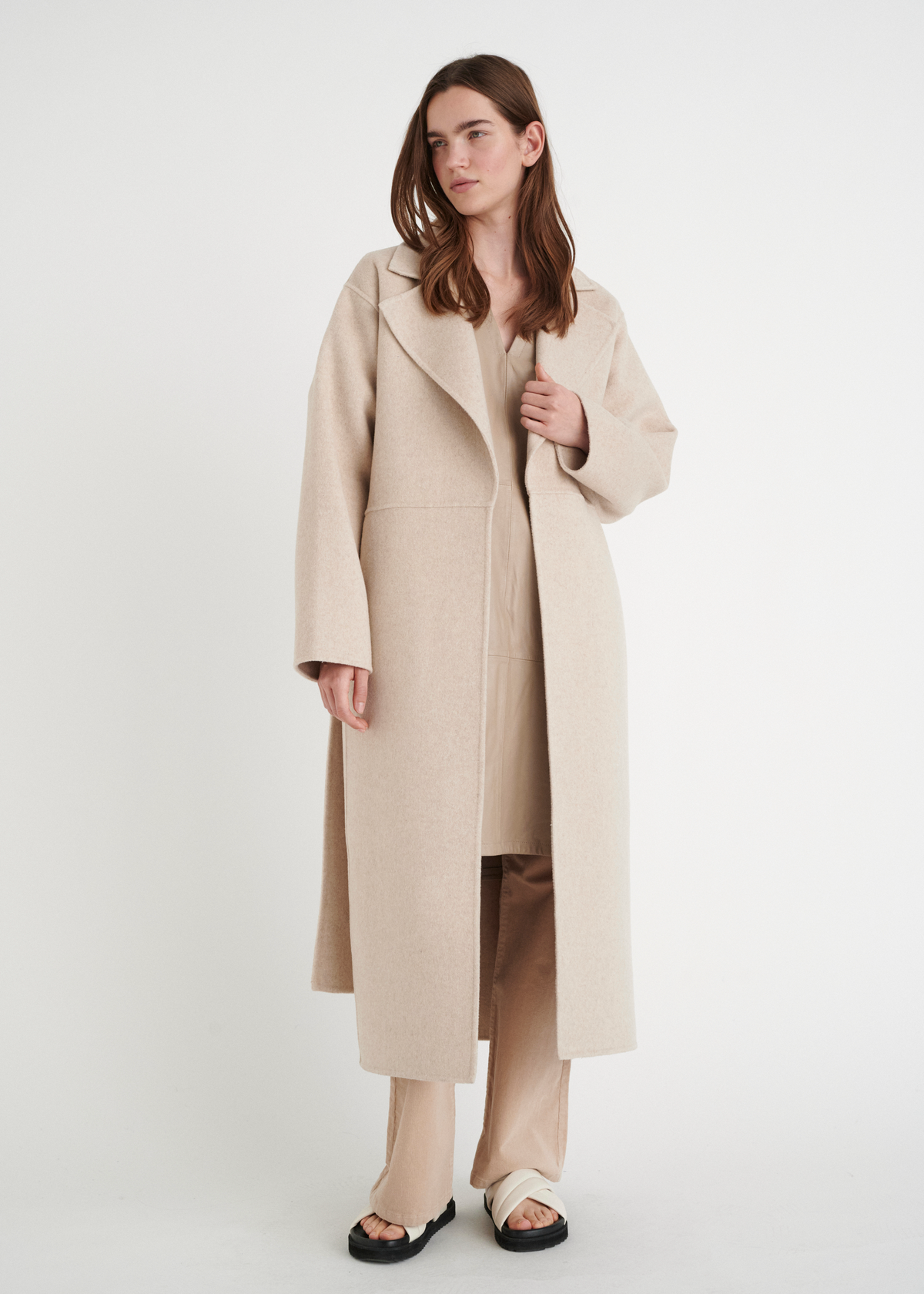 Inwear Milla Wool Blend Coat with Self-Tie Belt - Image 3 of 18