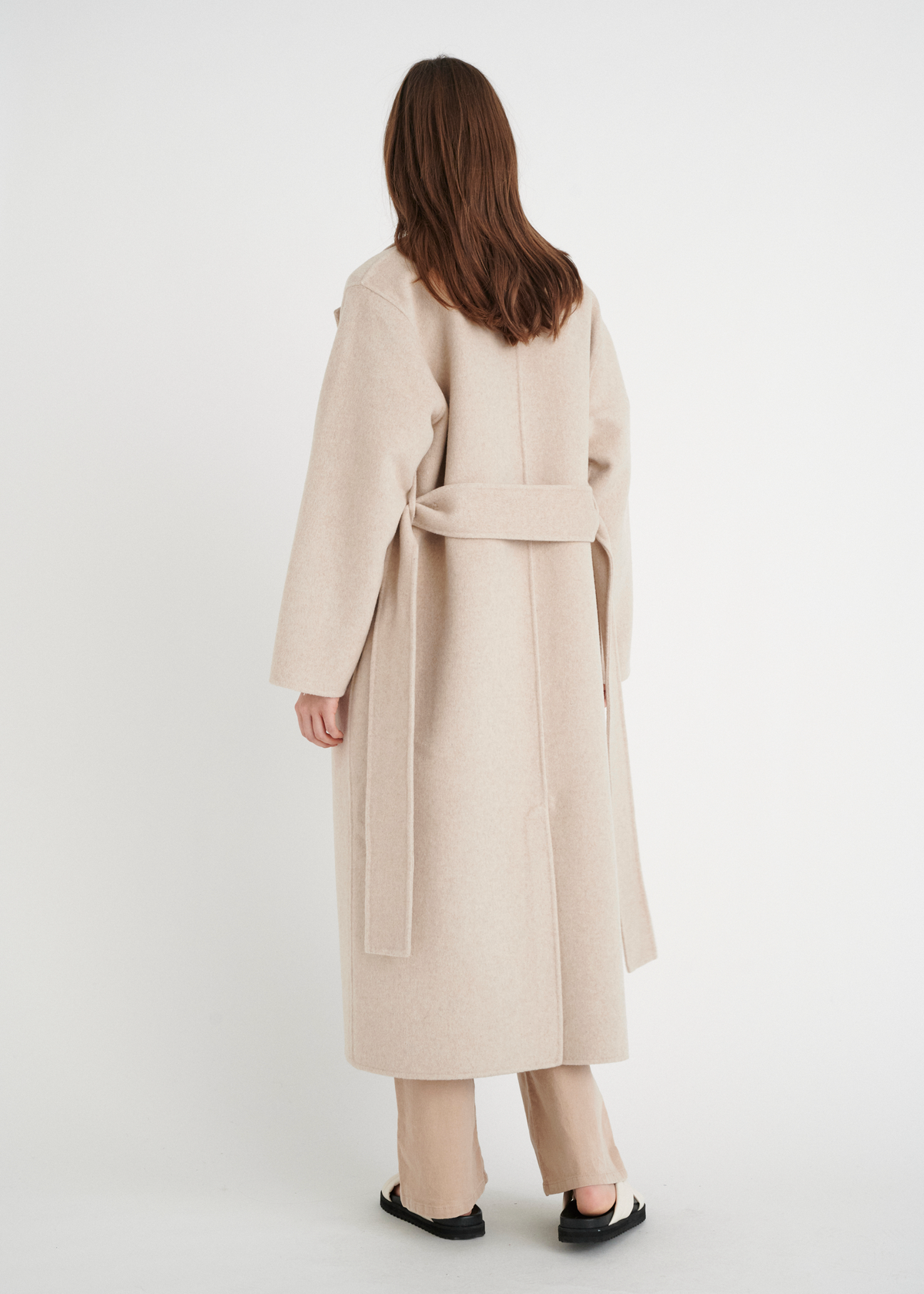 Inwear Milla Wool Blend Coat with Self-Tie Belt - Image 11 of 18