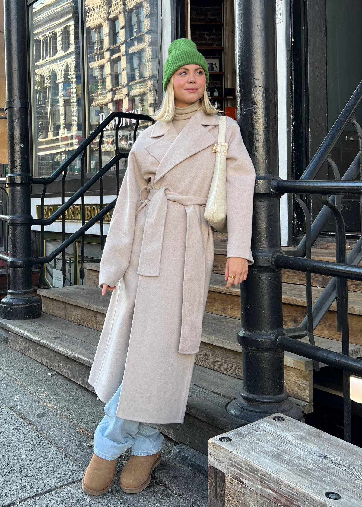 Inwear Milla Wool Blend Coat with Self-Tie Belt - Image 16 of 18