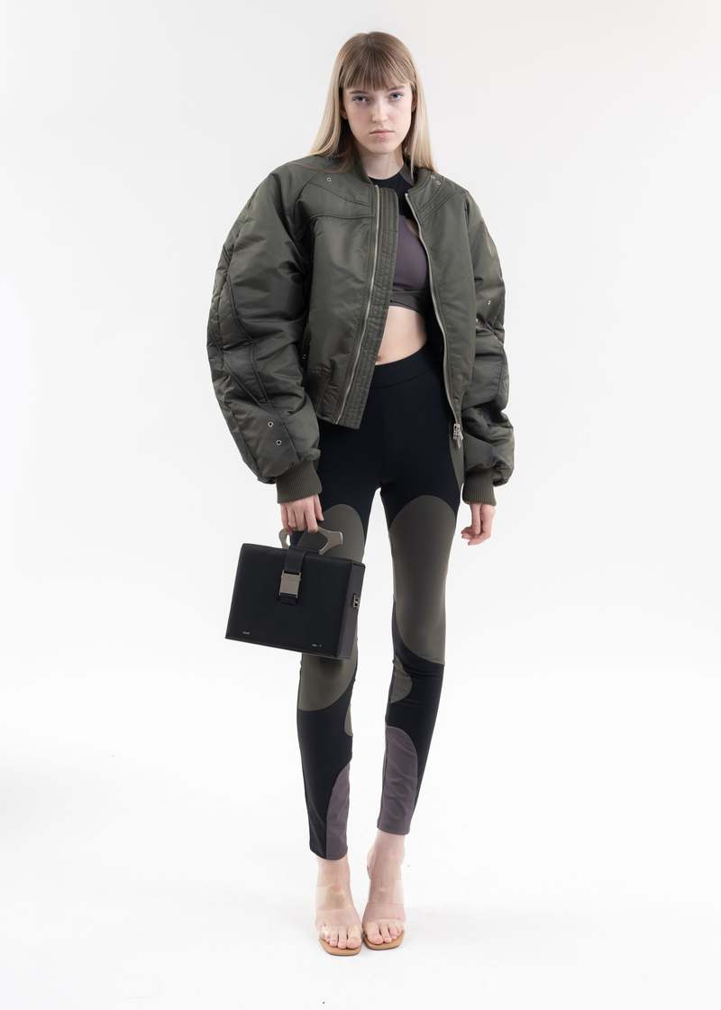 【美品】HELIOT EMIL Tranquil ボンバージャケット HELIOT EMIL Tranquil ボンバージャケット ブラック - メルカリ