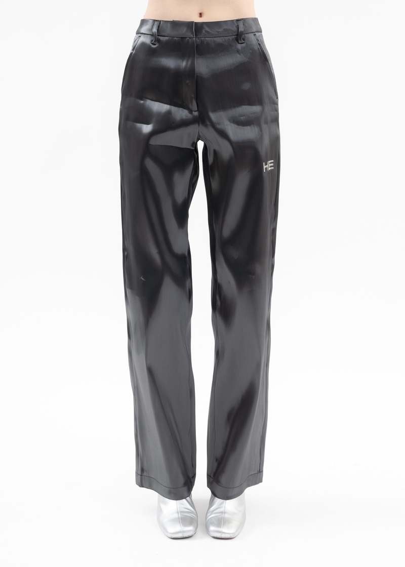 Heliot Emil LIQUID METAL Trousers - White HE Logo | Garmentory
