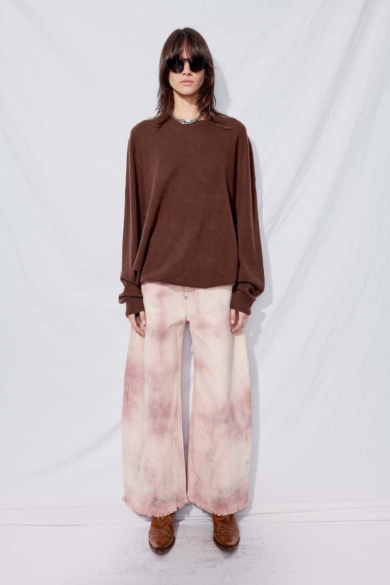 Marques Almeida Boyfriend Jeans - Pink Tie Dye | Garmentory
