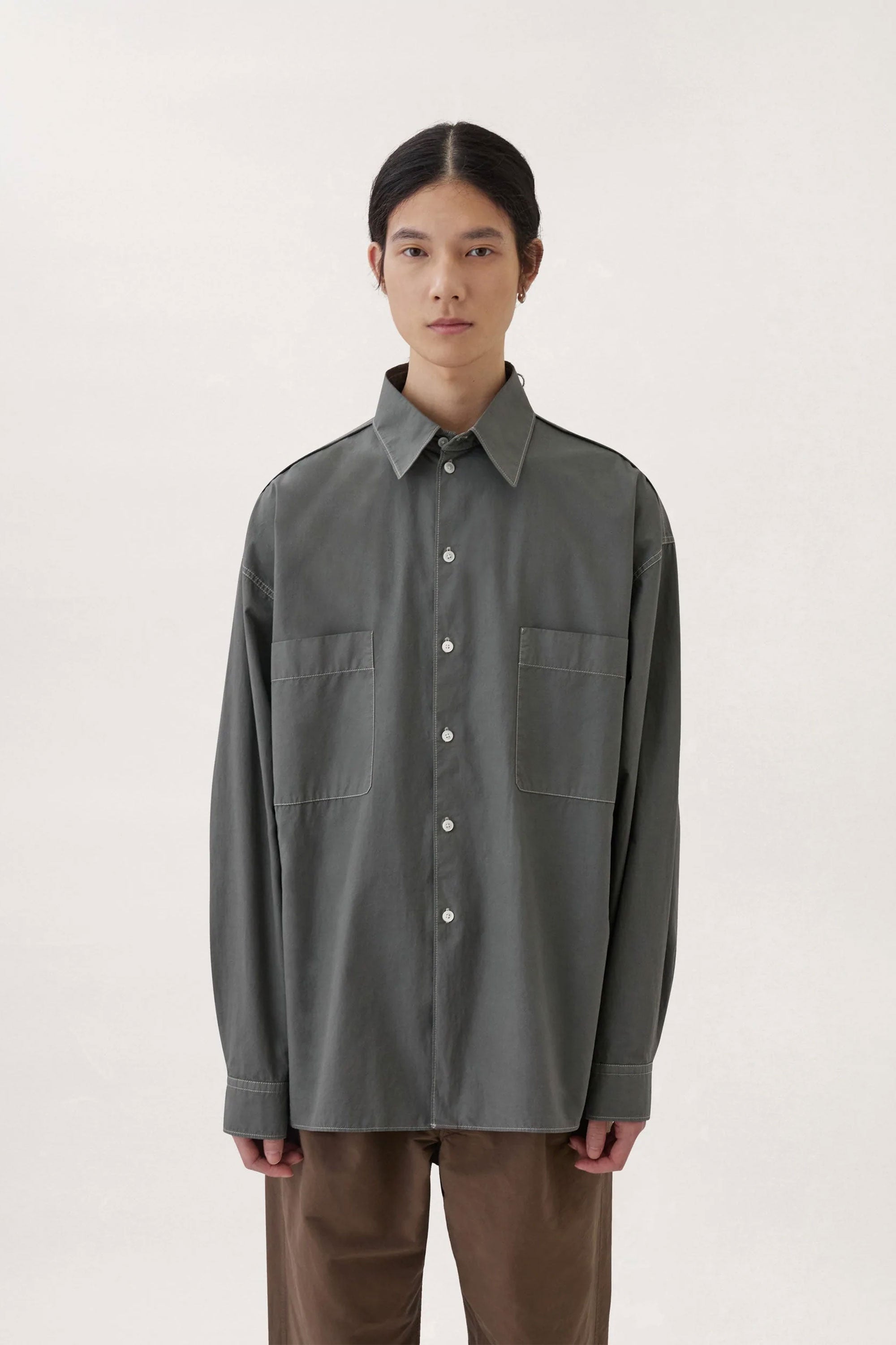 Lemaire Boxy Shirt - Grey | Garmentory