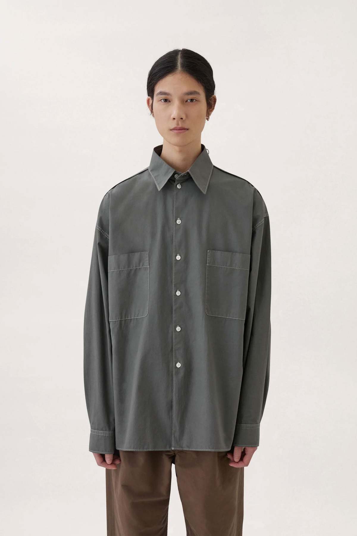 Lemaire Boxy Shirt - Grey | Garmentory
