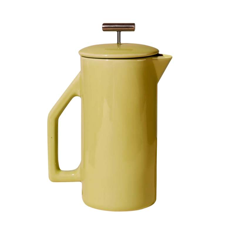 Yield Ceramic French Press - Chartreuse