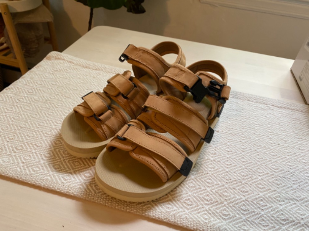 Suicoke GGA-VNU Sandals Gga-vnu leather sandal Suicoke Black size 7 US in Leather  main image 3