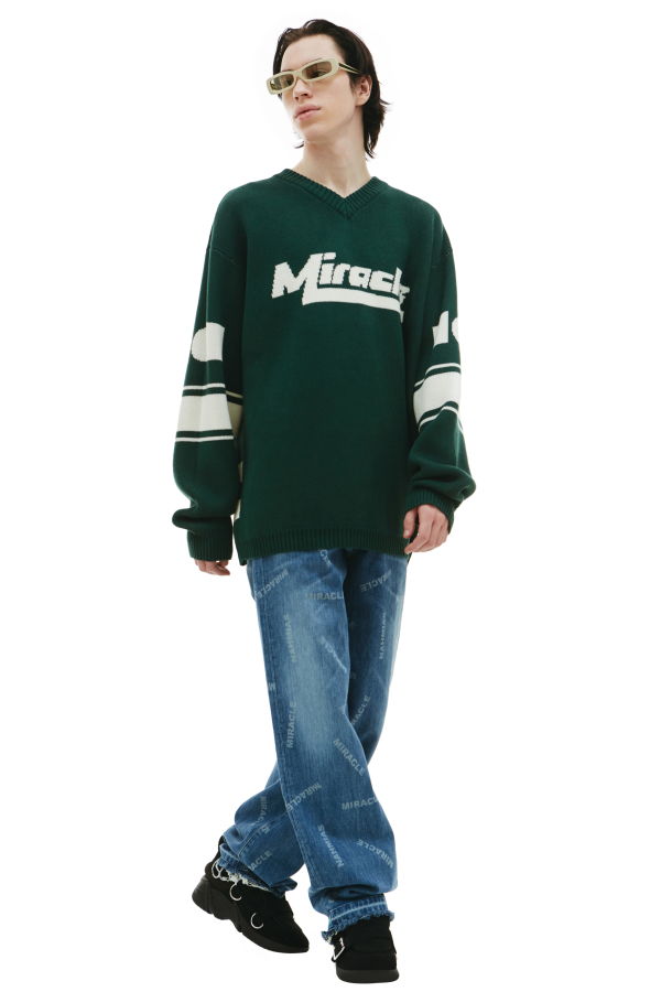 Nahmias Football Knit Sweater