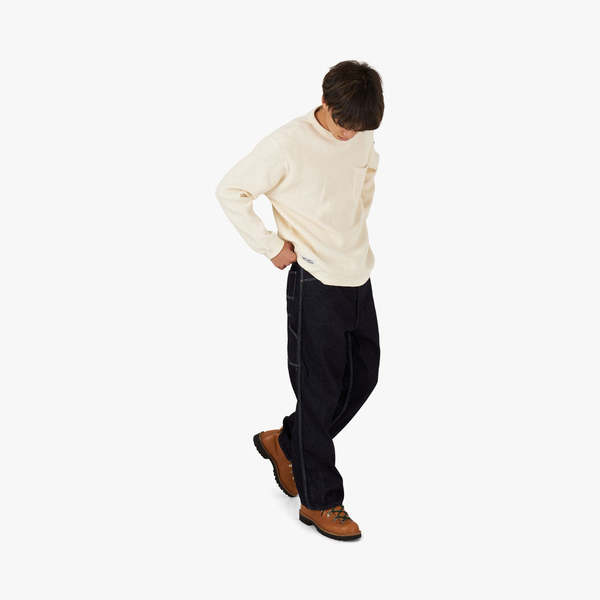 Manastash Heavy Snug Thermal Long Sleeve T-shirt Natural