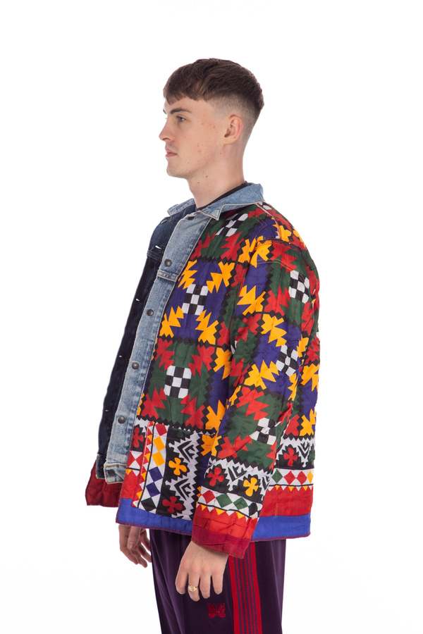 Needles Jean Jacket + Rug Covered Reversible Jacket | Garmentory
