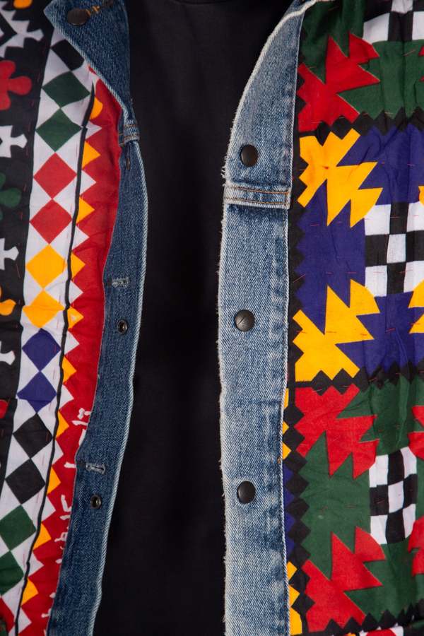 Needles Jean Jacket + Rug Covered Reversible Jacket | Garmentory