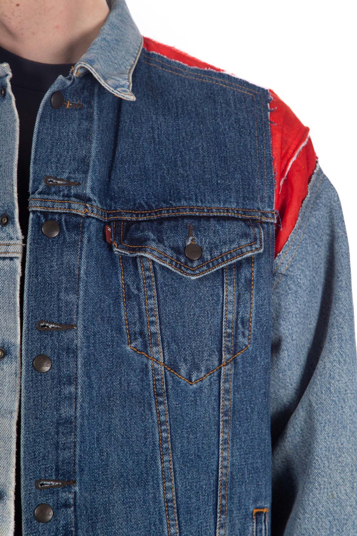 Needles Jean Jacket + Rug Covered Reversible Jacket | Garmentory