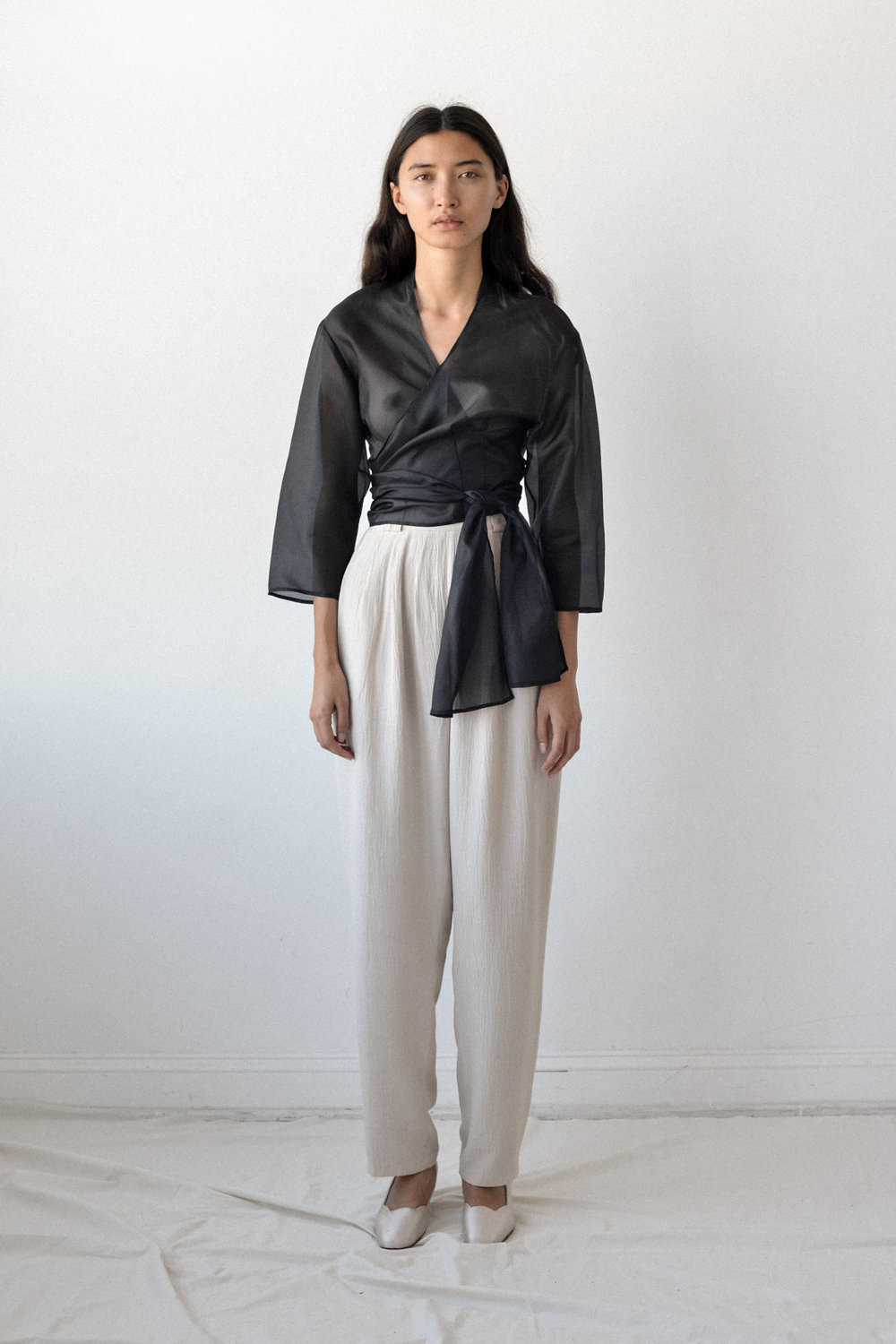 PENNY SAGE wrap top