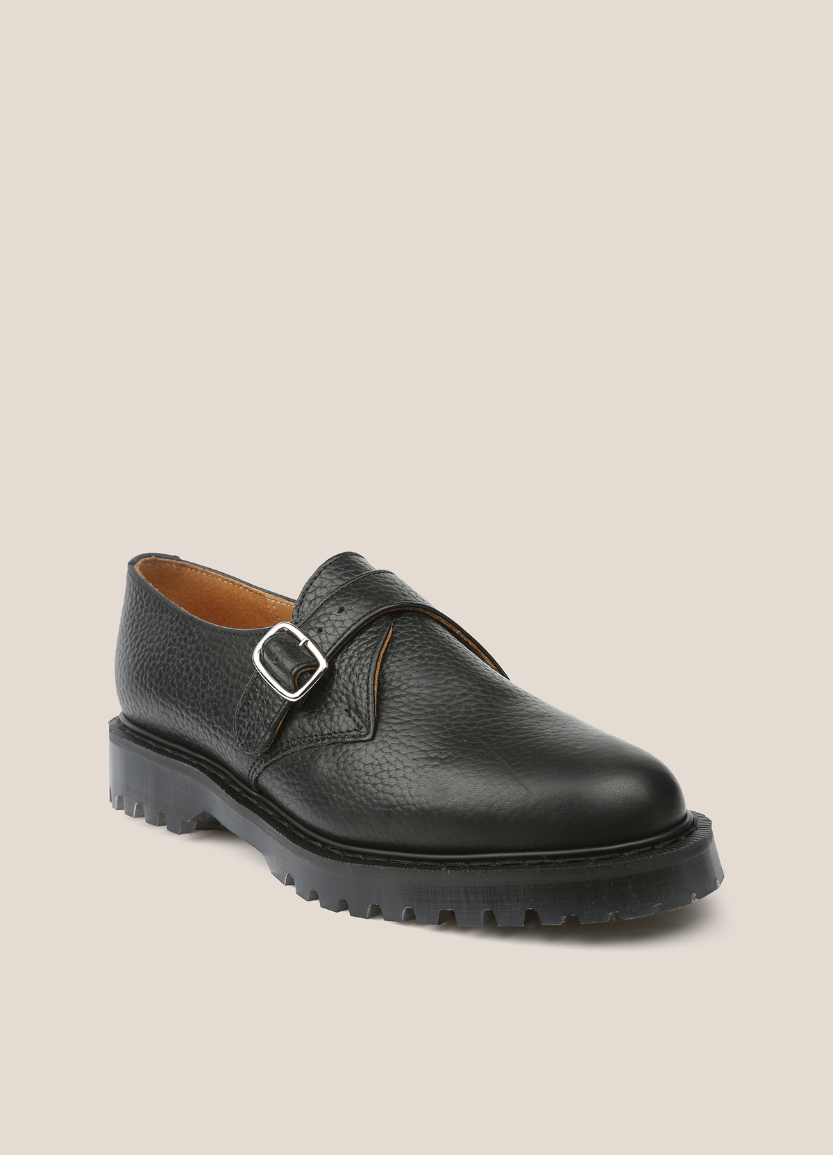 YMC×SOLOVAIR×Steven Alan MONKSTRAP SHOES Solovair X YMC Womens Grain Leather Monk Shoes - Black | Garmentory