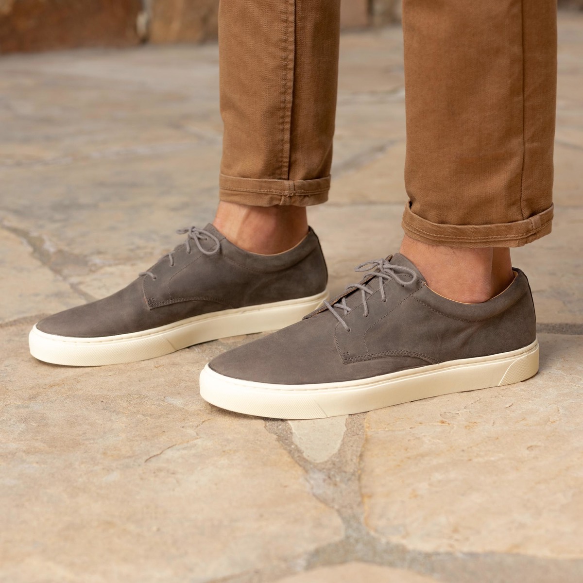 Nisolo Everyday Low Top Sneaker - Grey | Garmentory