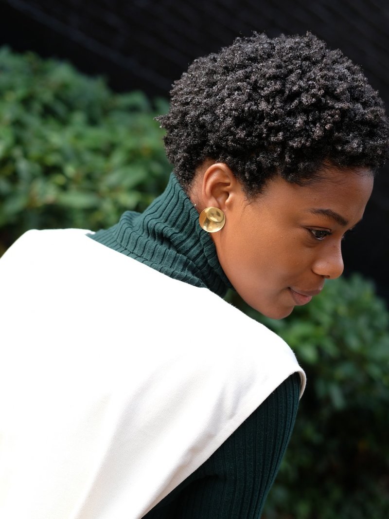 Another Feather Cymbal Earrings