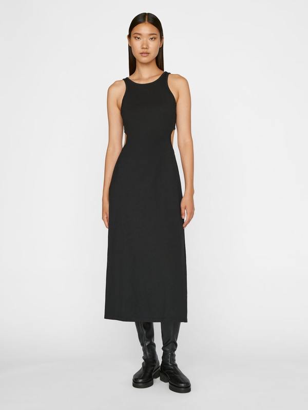 FRAME Denim Cut Out Knit Dress | Garmentory
