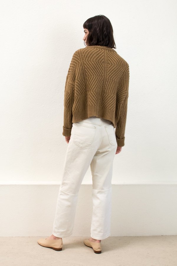 Micaela Greg Caramel Bevel Sweater Micaela Greg Caramel Bevel Sweater