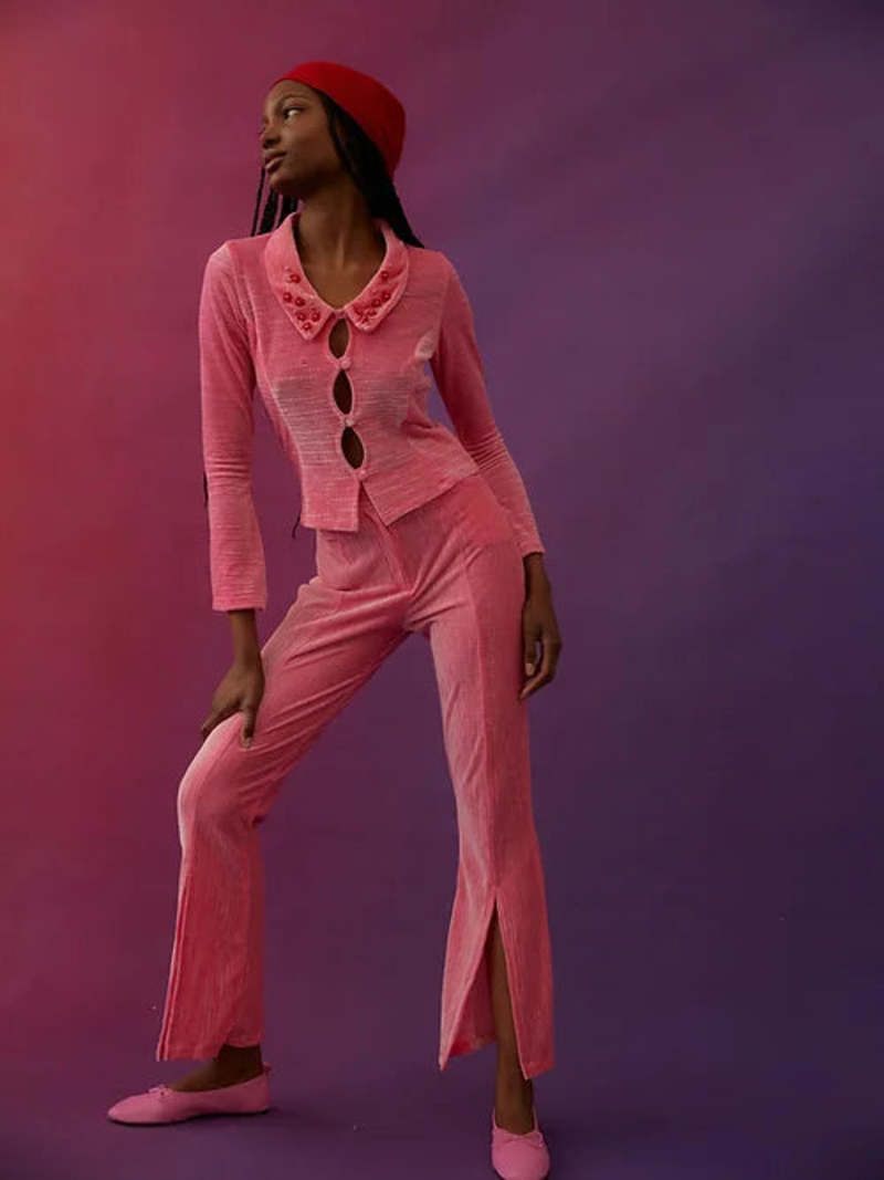 誠実 - Top Velvet Luna Clothing Tach Bubblegum Garmentory | Pink トップス