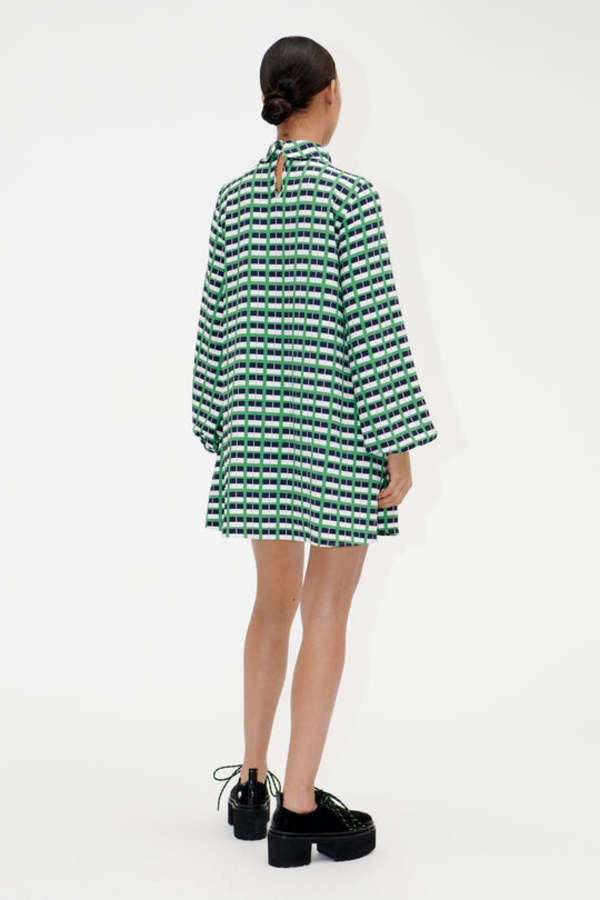 green emerald velvet dress Never Left Behind Hunter Green Houndstooth Mini Dress  Shop the Mint